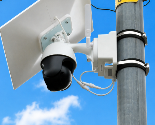 高麗駅北口駐輪場(青空